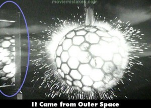 The creation of the foam gasket circles! No not really it's a 3-d  meteor spaceship. Or is it?