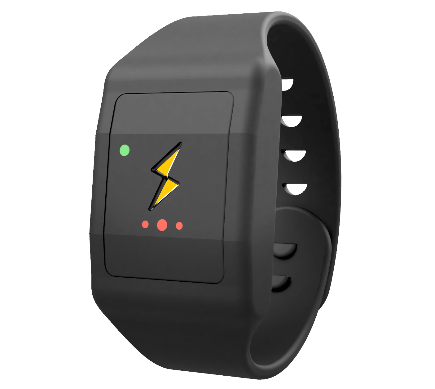 Voltage Wristband_yellow bolt