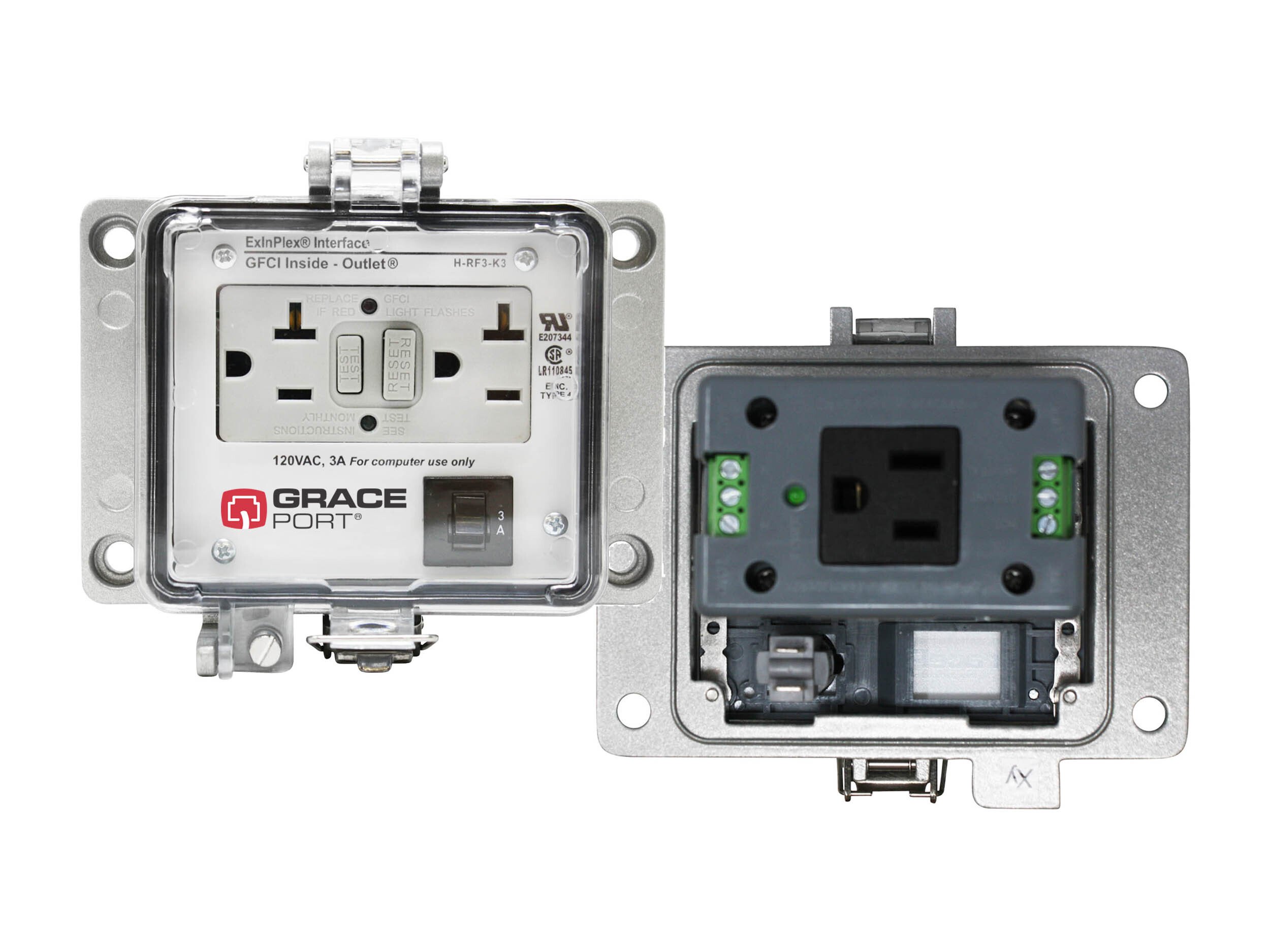 GracePort Inside-Outlet Receptacle