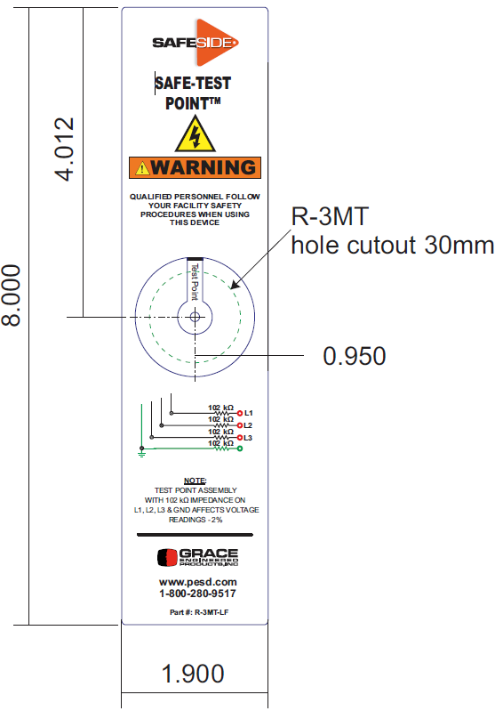 R-3MT-LF Dimensions