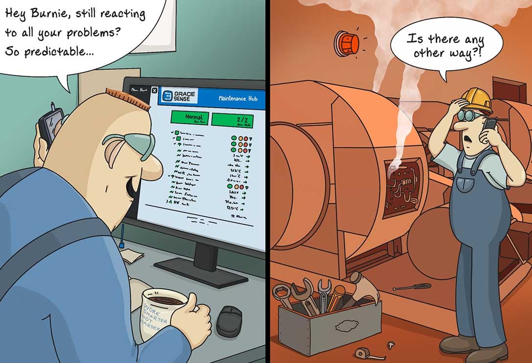 Burnie and Les - Predictive Maintenance vs. Reactive Maintenance_white Burnie and Les - Predictive Maintenance vs. Reactive Maintenance_white