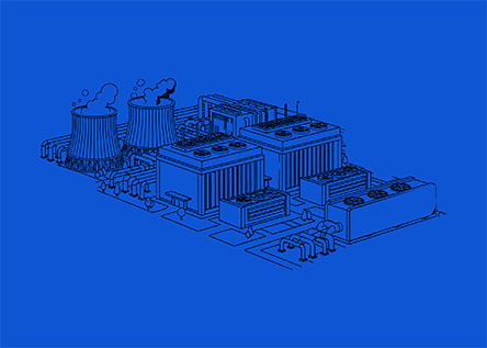 Industrial cooling tower fitted with GraceSense wireless sensors, illustrating real-time monitoring nodes Industrial cooling tower fitted with GraceSense wireless sensors, illustrating real-time monitoring nodes